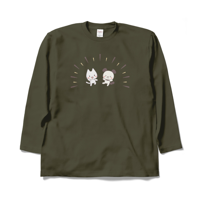 ロングスリーブTシャツ　アーミーグリーン　XL