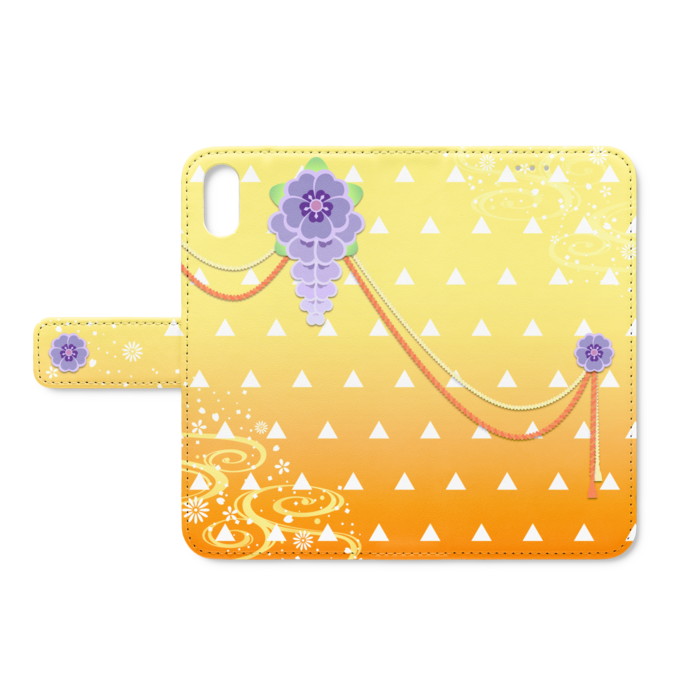 かまぼこ隊 善逸 手帳型iphoneケース 三日月屋 Booth