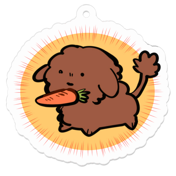 アクリルキーホルダー - 50 x 50 (mm)