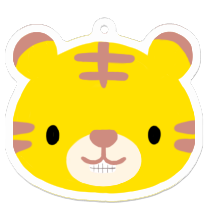 アクリルキーホルダー - 50 x 50 (mm)