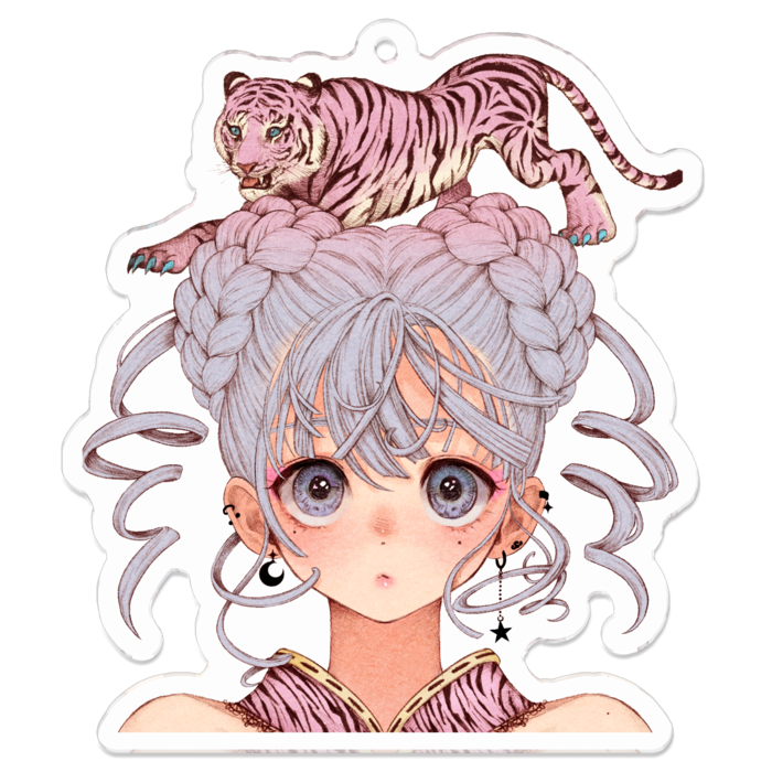 アクリルキーホルダー - 70 x 70 (mm)