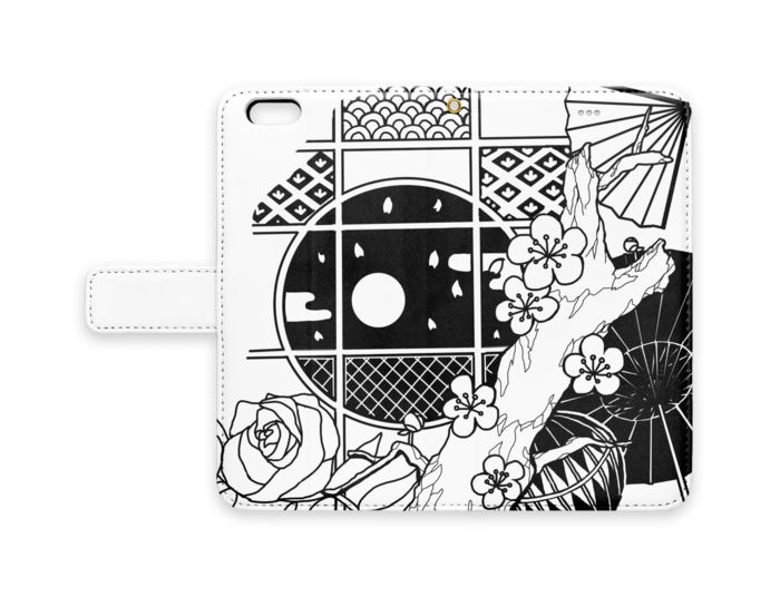 手帳型iPhoneケース - iPhone6 Plus - ストラップ穴 あり