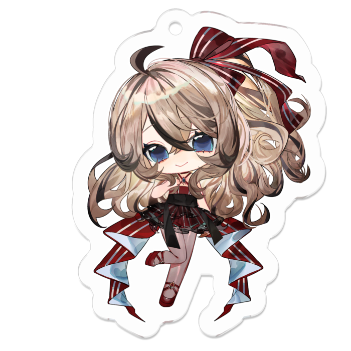 アクリルキーホルダー（コーティング） - 50 x 50 (mm)