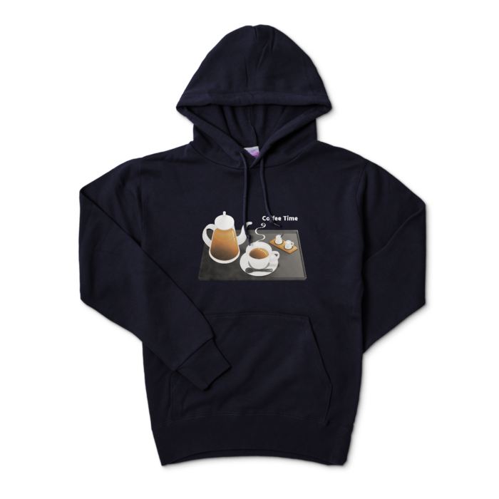 プルパーカー　紺色　S