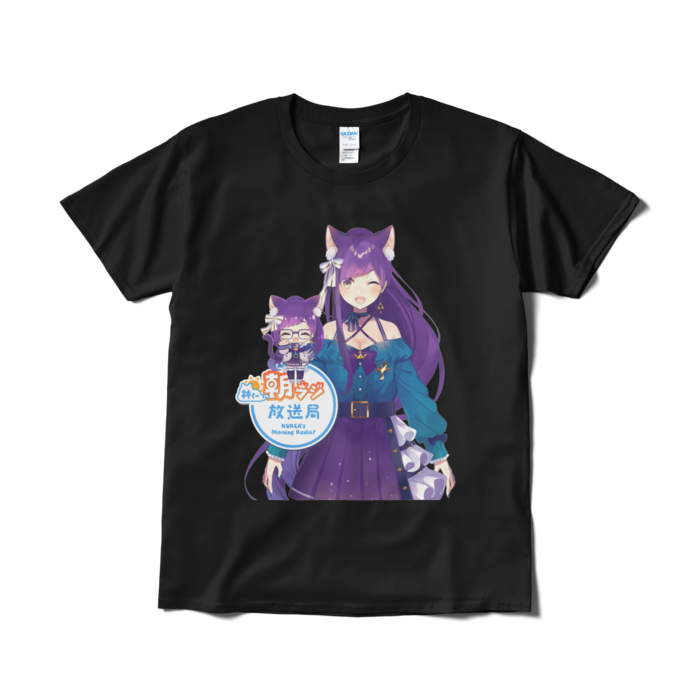 神城くれあ生誕記念サイン入り臣下Tシャツ - L - ブラック