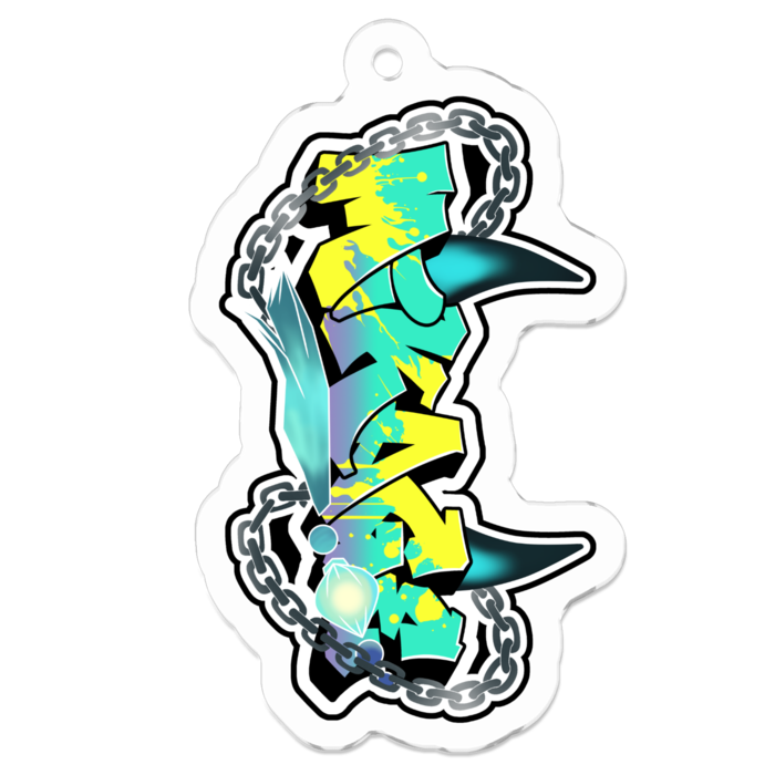 アクリルキーホルダー_B - 50 x 50 (mm)