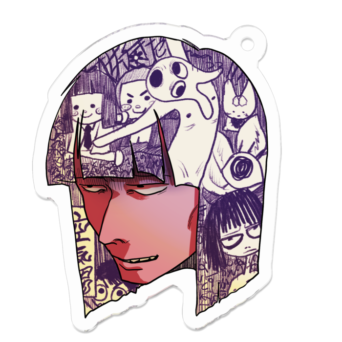 アクリルキーホルダー - 50 x 50 (mm)