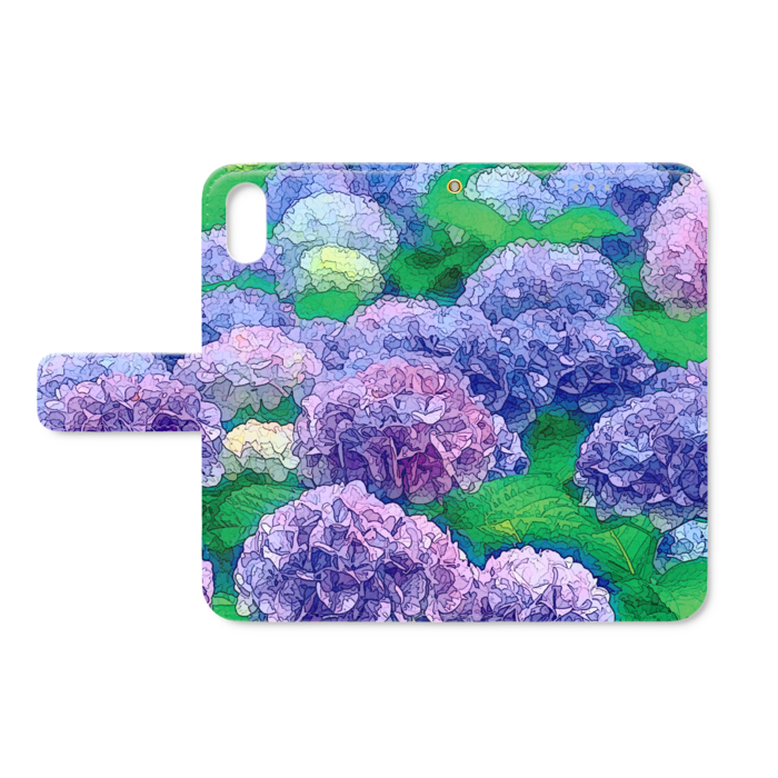 手帳型iPhoneケース - iPhone XS / X - ストラップ穴 あり