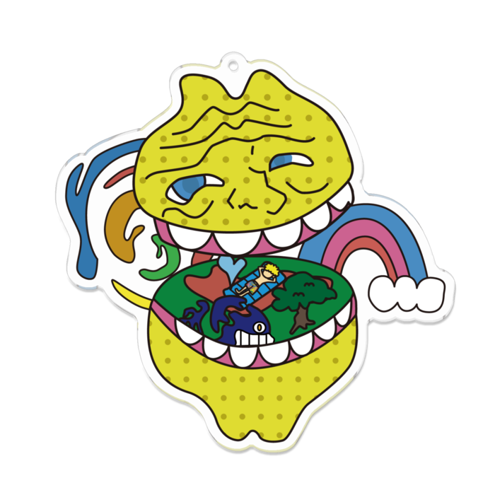 アクリルキーホルダー - 100 x 100 (mm)