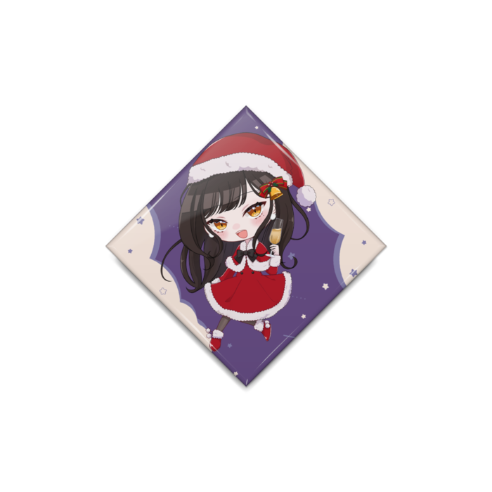 缶バッジ - ひし形40mm