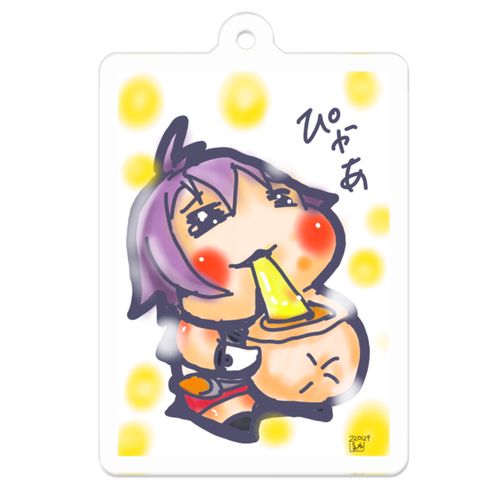 アクリルキーホルダー - 50 x 50 (mm)