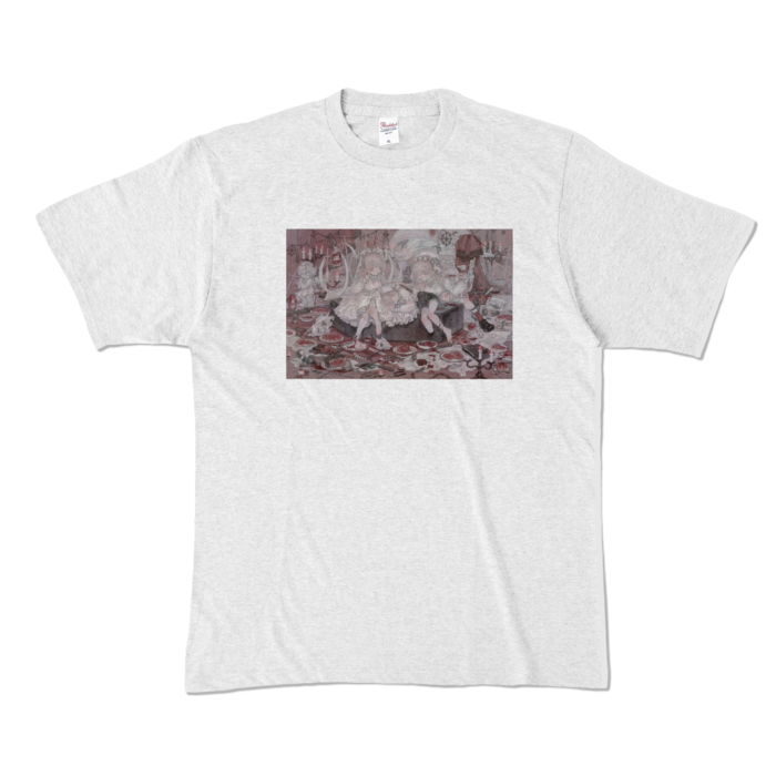 Tシャツ - XL - アッシュ (淡色)