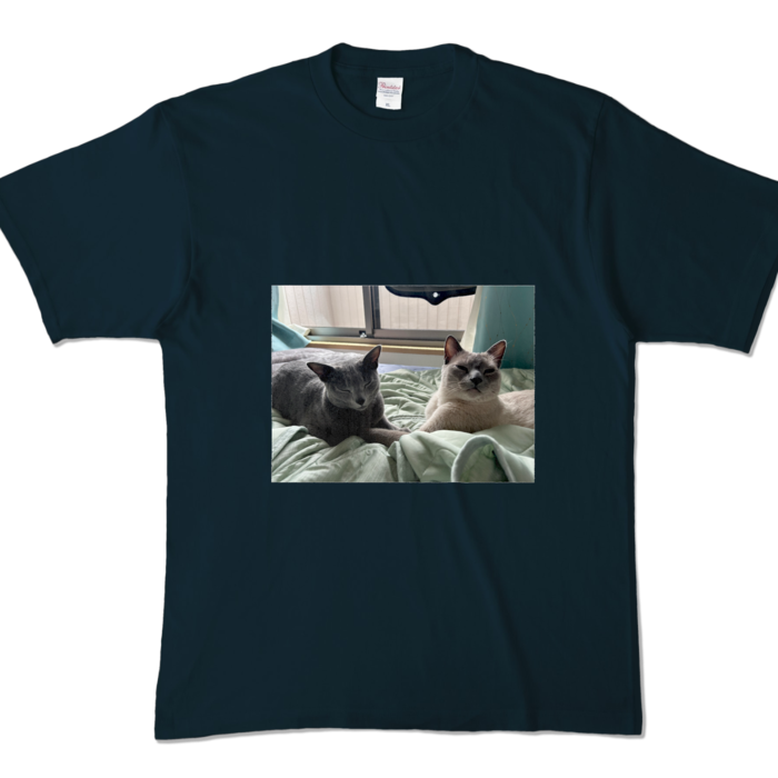 びんしず カラーTシャツ - XL - ネイビー (濃色)