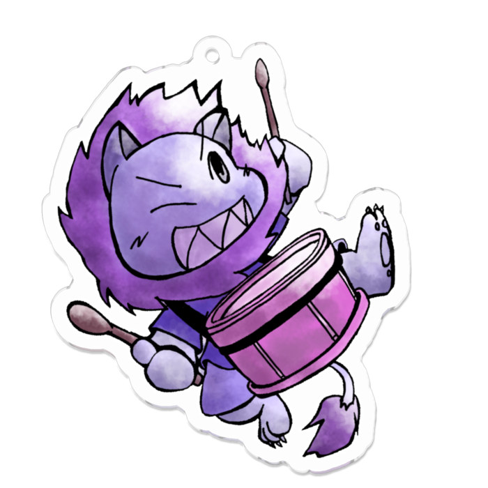 アクリルキーホルダー - 70 x 70 (mm)