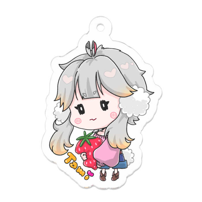 アクリルキーホルダー - 50 x 50 (mm)