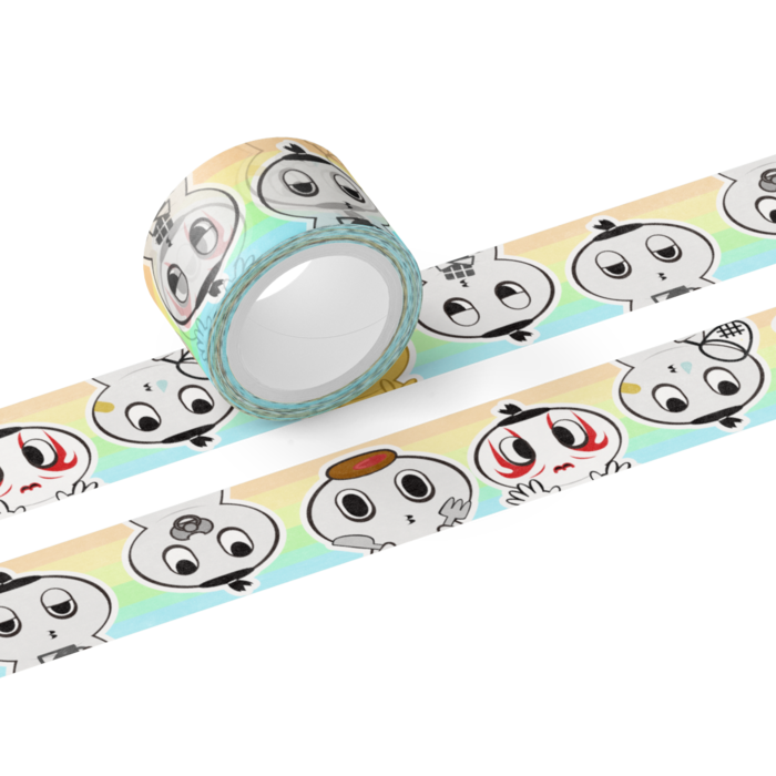 マスキングテープ - 顔アップ②