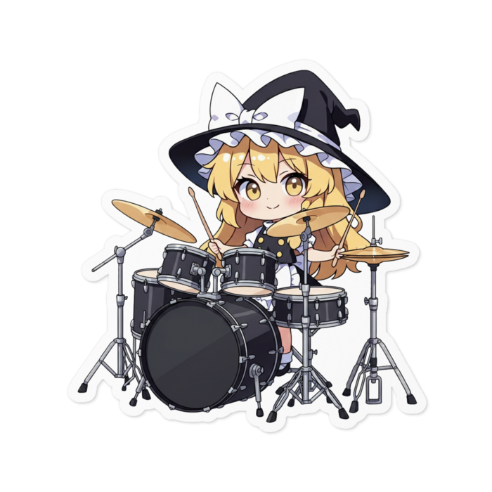 ステッカー - 100 x 100 (mm)(キャラのみ)