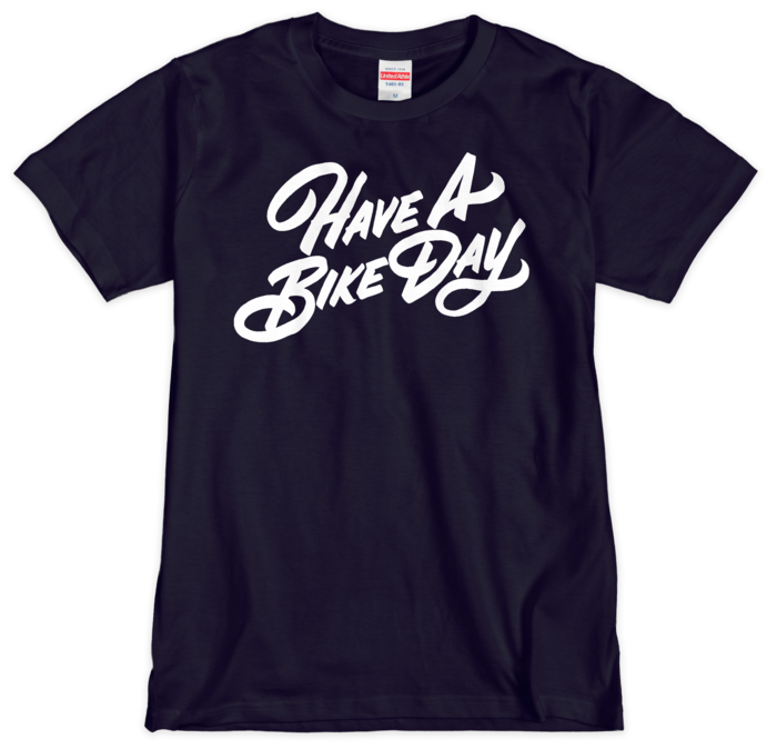 Tシャツ(シルクスクリーン印刷) - M - ⑧ネイビー/ホワイト