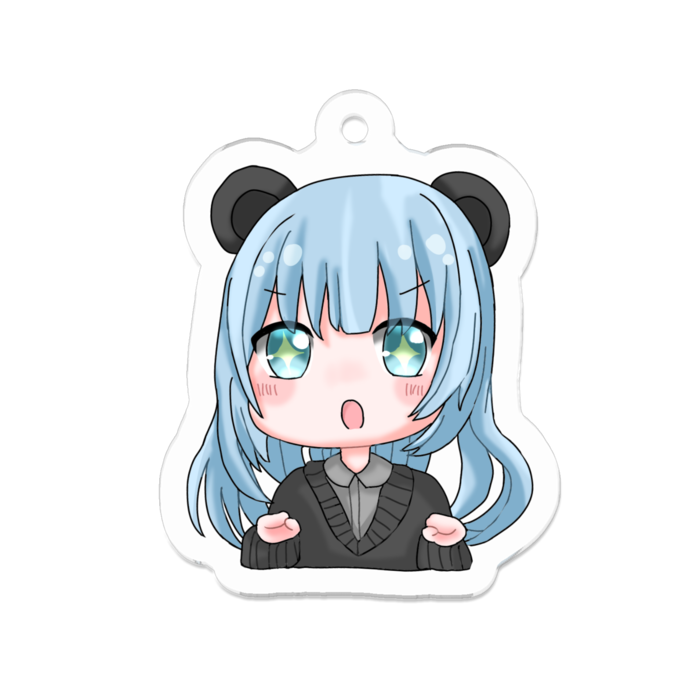 アクリルキーホルダー - 50 x 50 (mm)
