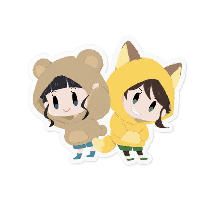 ステッカー - 100 x 100 (mm)