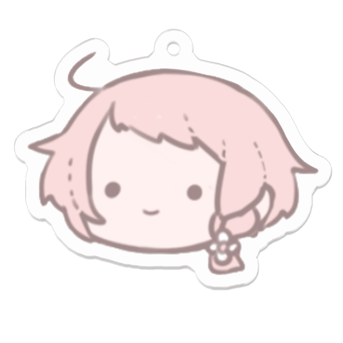 アクリルキーホルダー - 50 x 50 (mm)