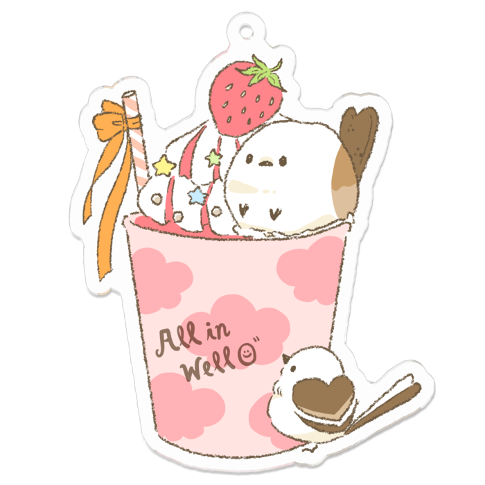 アクリルキーホルダー - 70 x 70 (mm)