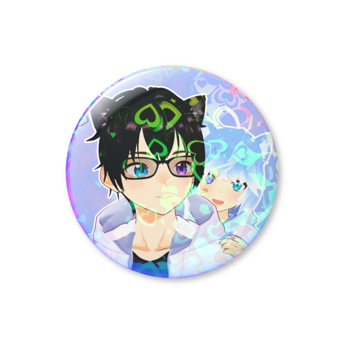 ホログラム缶バッジ - 56mm