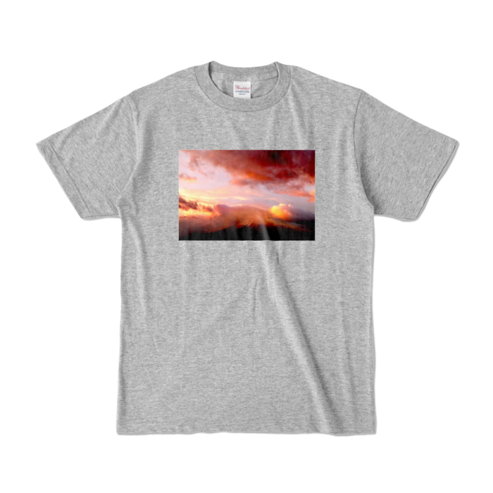 カラーTシャツ - S - 杢グレー (濃色)