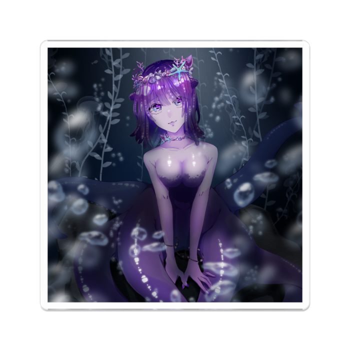 アクリルバッジ - 70 x 70 (mm)