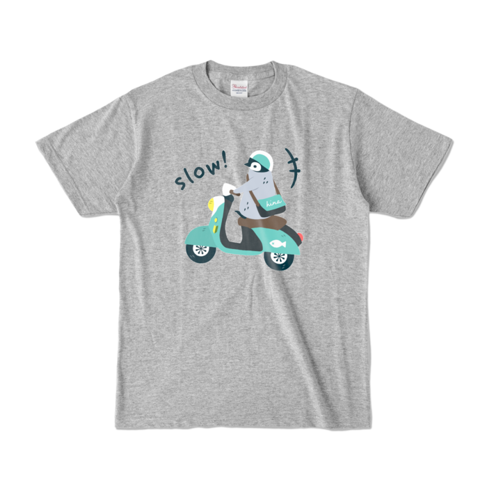 カラーTシャツ - S - 杢グレー (濃色)