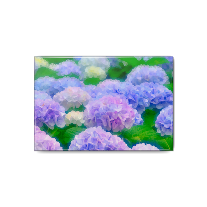 缶バッジ - 80x54mm水彩風