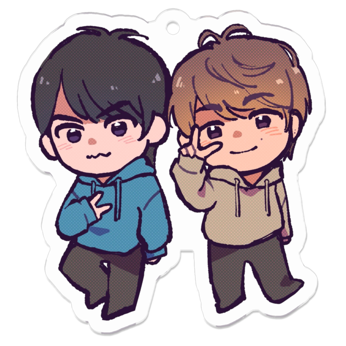 アクリルキーホルダー - 50 x 50 (mm)