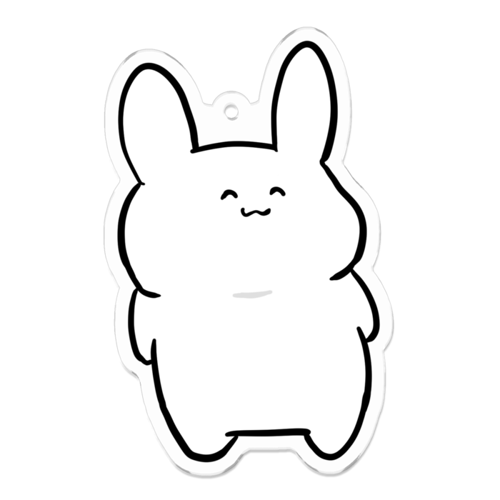 アクリルキーホルダー - 70 x 70 (mm)