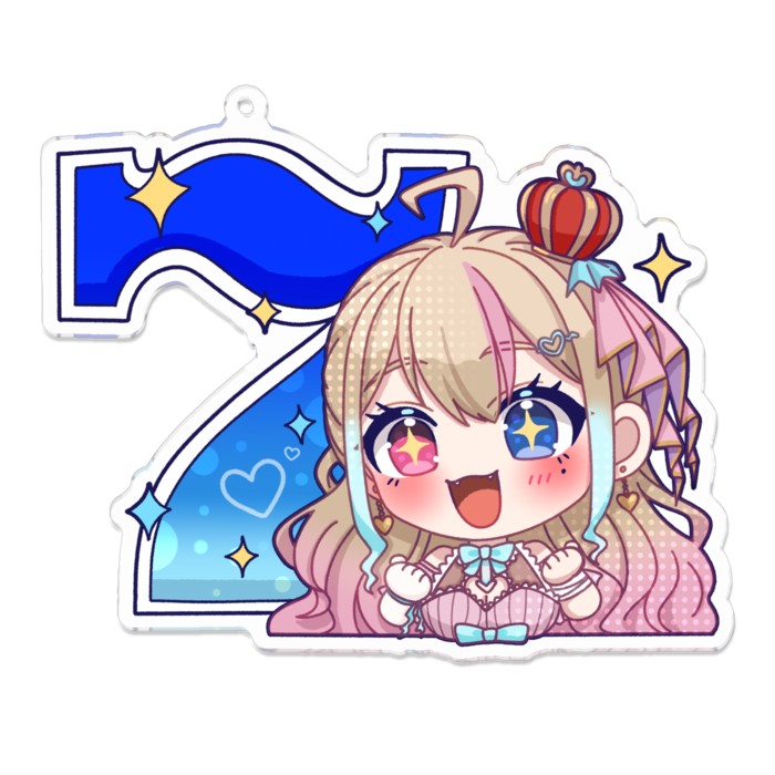 アクリルキーホルダー - 100 x 100 (mm)
