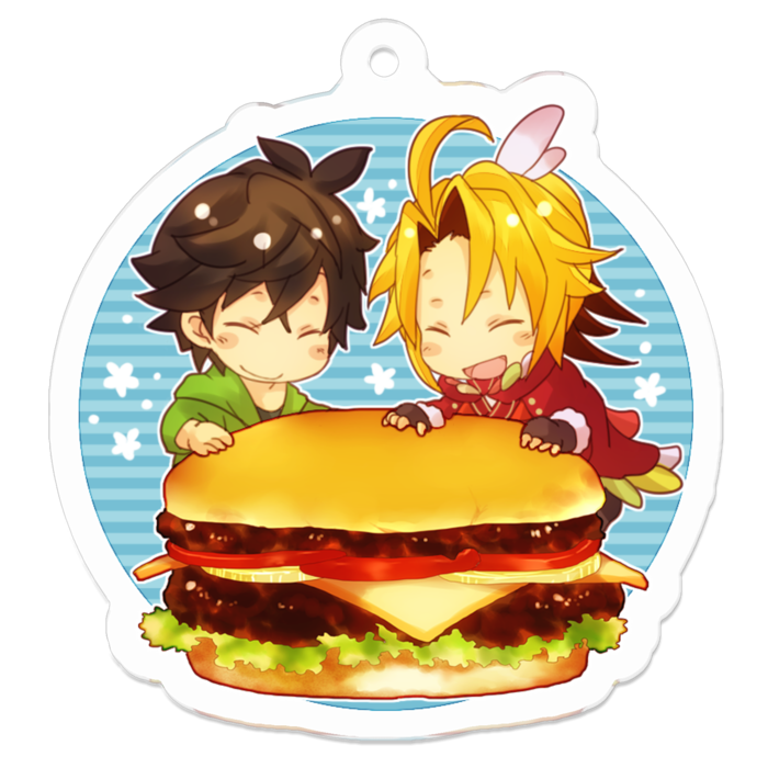 アクリルキーホルダー - 50 x 50 (mm)