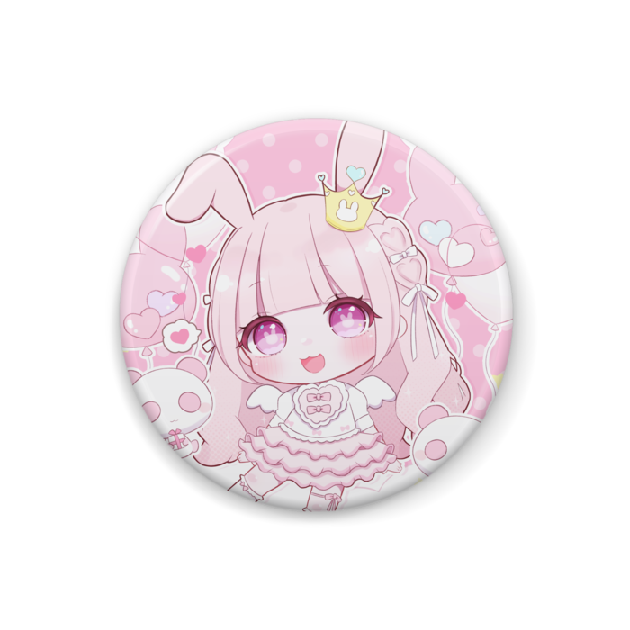缶バッジ - 32mm(ピンク)