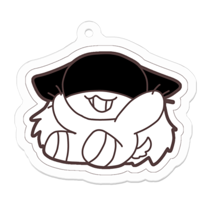 アクリルキーホルダー（コーティング） - 50 x 50 (mm)