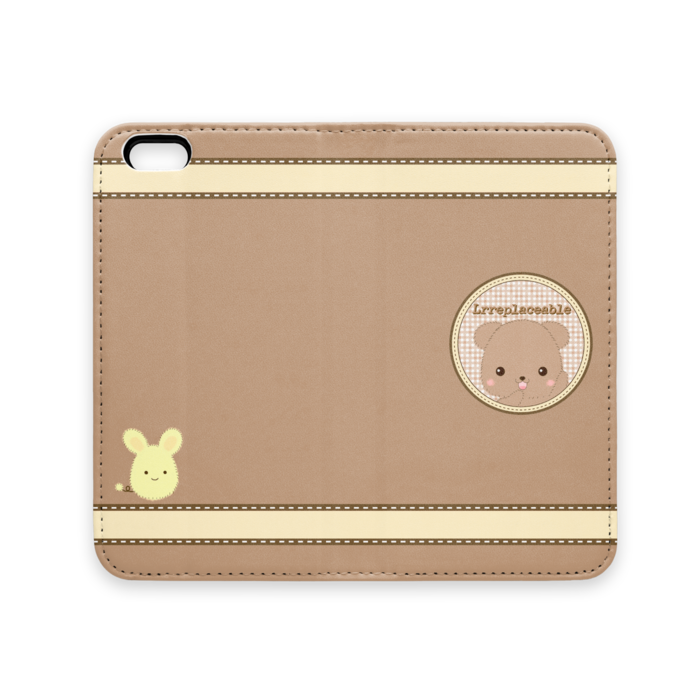 手帳型iPhoneケース(ベルトなし) - iPhone 6 / 6s - ストラップ穴 なし