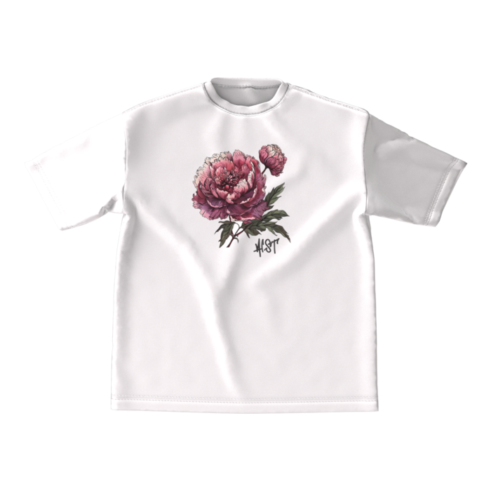 ビッグシルエットTシャツ （white）- M - 正面