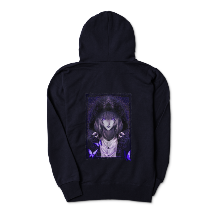 ジップパーカー - S - ネイビー