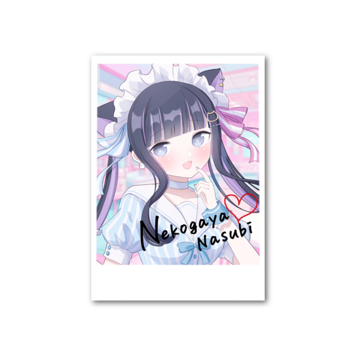 フォト風カード (アップ笑顔)
