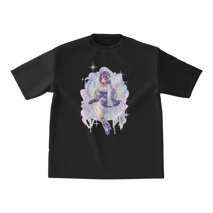 ビッグシルエットTシャツ - M - ブラック
