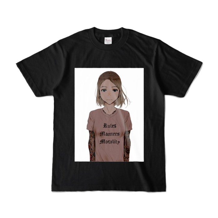 カラーTシャツ - S - ブラック (濃色)