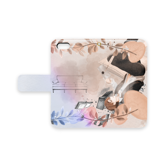 手帳型iPhoneケース - iPhone 5 / 5s / SE(第1世代) - ストラップ穴 あり