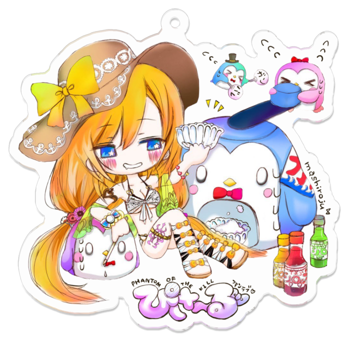 アクリルキーホルダー - 70 x 70 (mm)