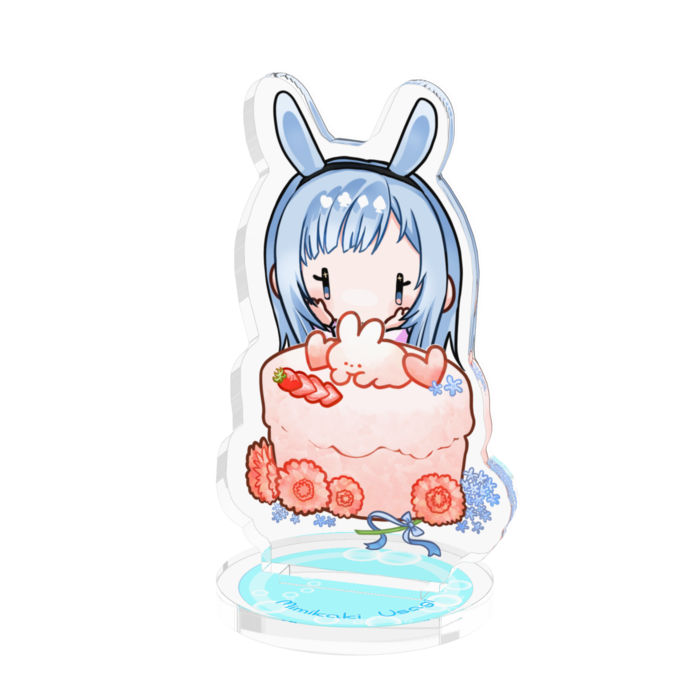 ちびうさぎ ケーキ 小 50x50mm