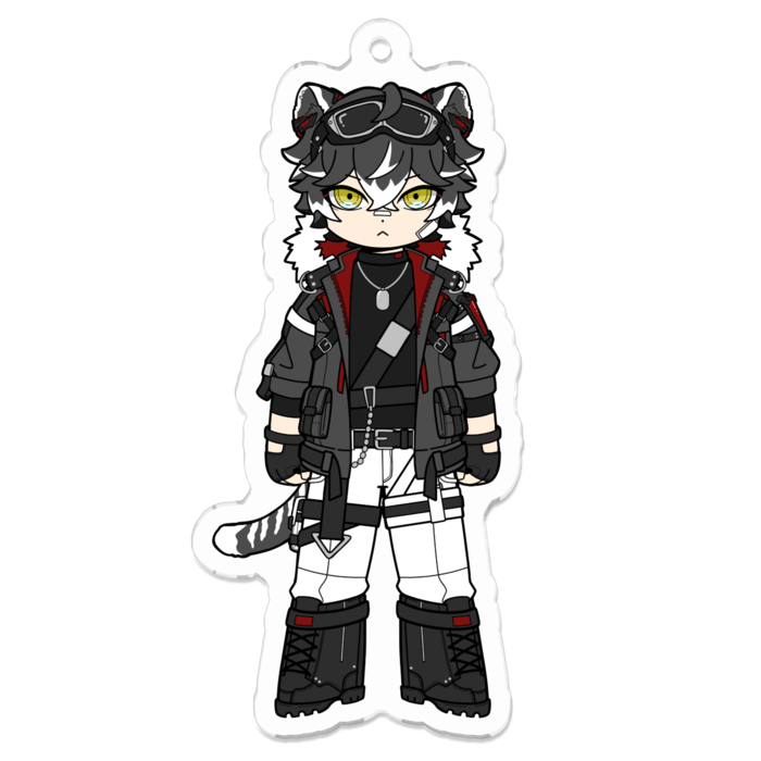 アクリルキーホルダー（コーティング） - 70 x 70 (mm)