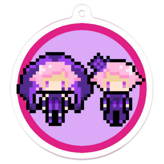 アクリルキーホルダー - 50 x 50 (mm)