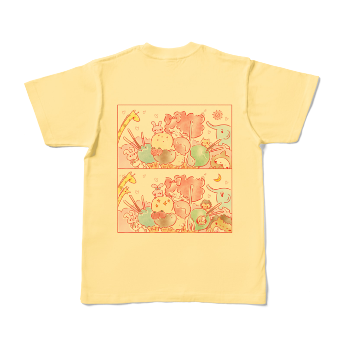 カラーTシャツ - S - ライトイエロー (淡色)