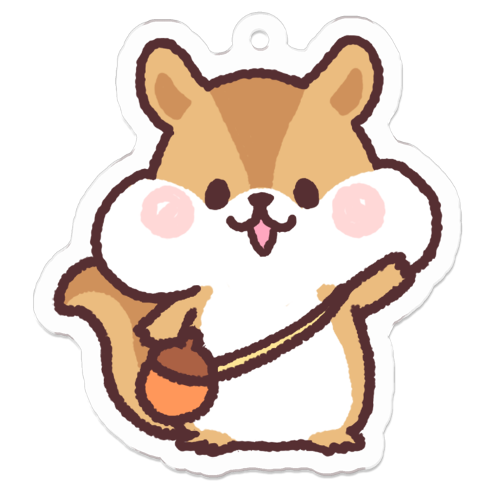 アクリルキーホルダー - 50 x 50 (mm)